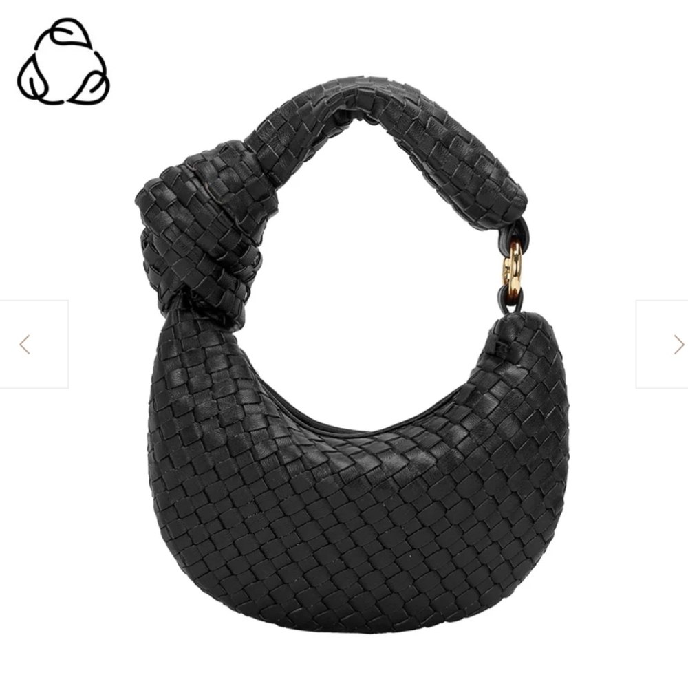 NWOT Anthropologie Melie Bianco Brigitte Black Woven Charm